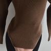 Fashion Style Sexy Sexy Hollow Out Shoulder-Baring Long Sleeves Knitwear Women's Spring & Fall New Arrival Silm Elegant Backless Bottoming Shirt
