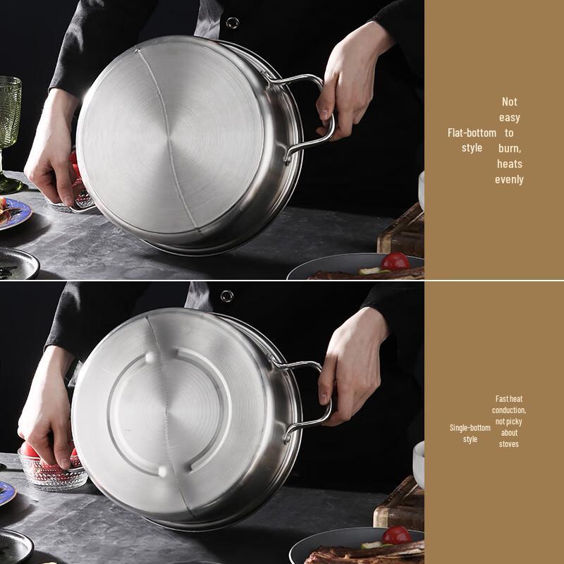 304 Stainless Steel Divided Hot Pot