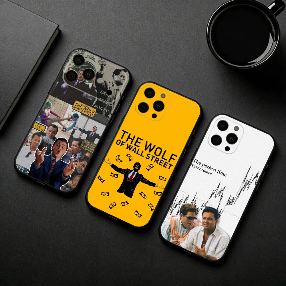 T-The Wolf of W-Wall S-Street TV Phone Case For iPhone 17pro,16,15,14,13,12,11 Plus,Pro Max,XS,Soft Silicone Black Cover