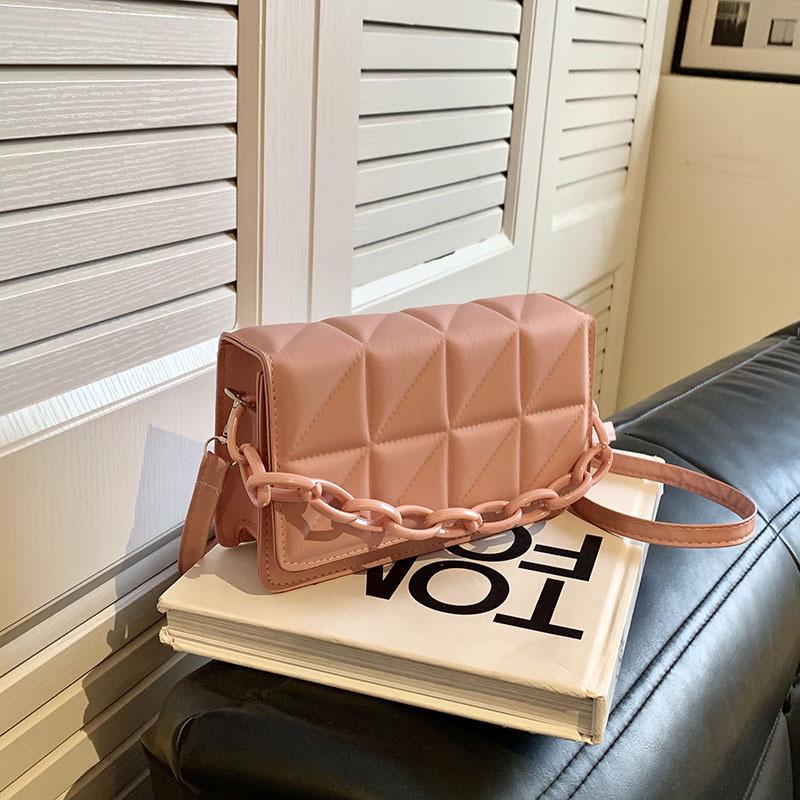 Trendy Pu Leather Small Square Shoulder Bag For Women Ideal For Everyday Fashion Needs