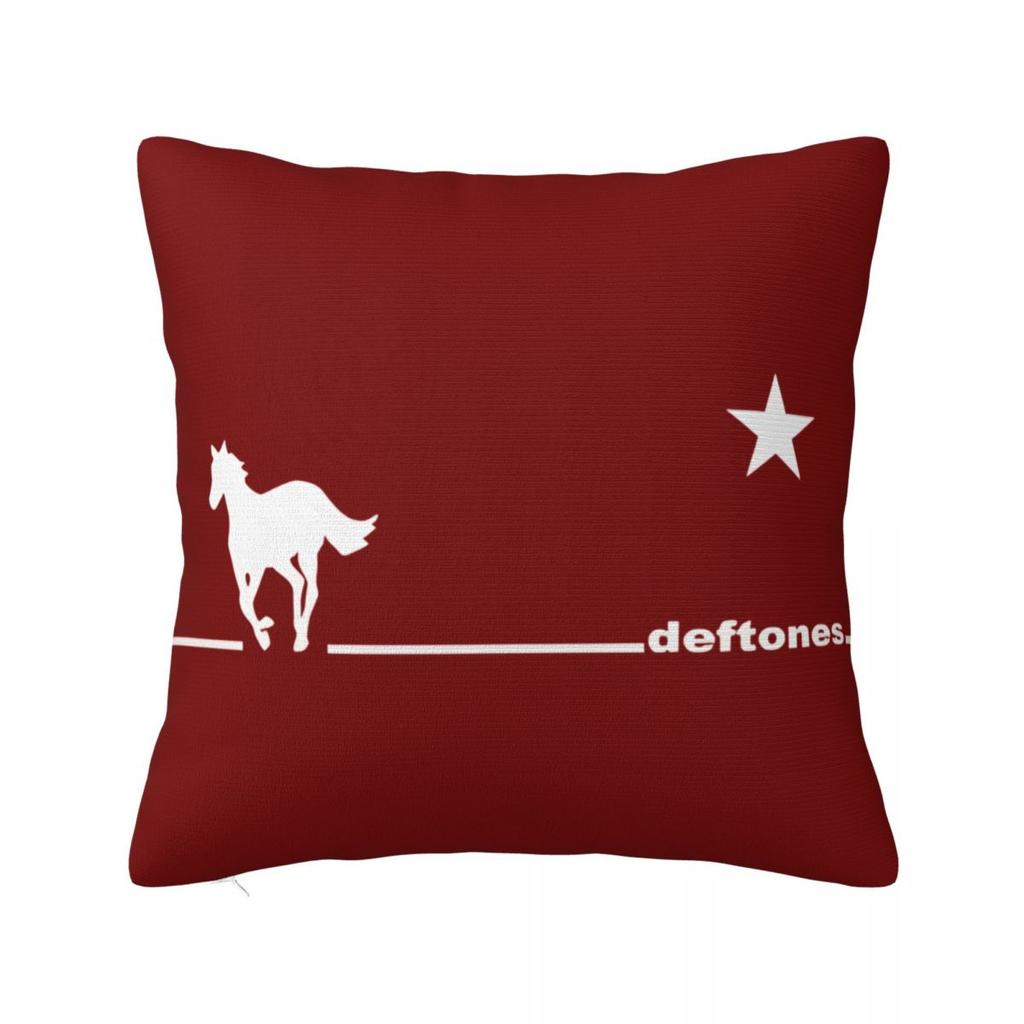Deftones White Pony Album Square Pillow Cases Band Cushion Cover Decorative Pillowcase For Home 45*45Cm
