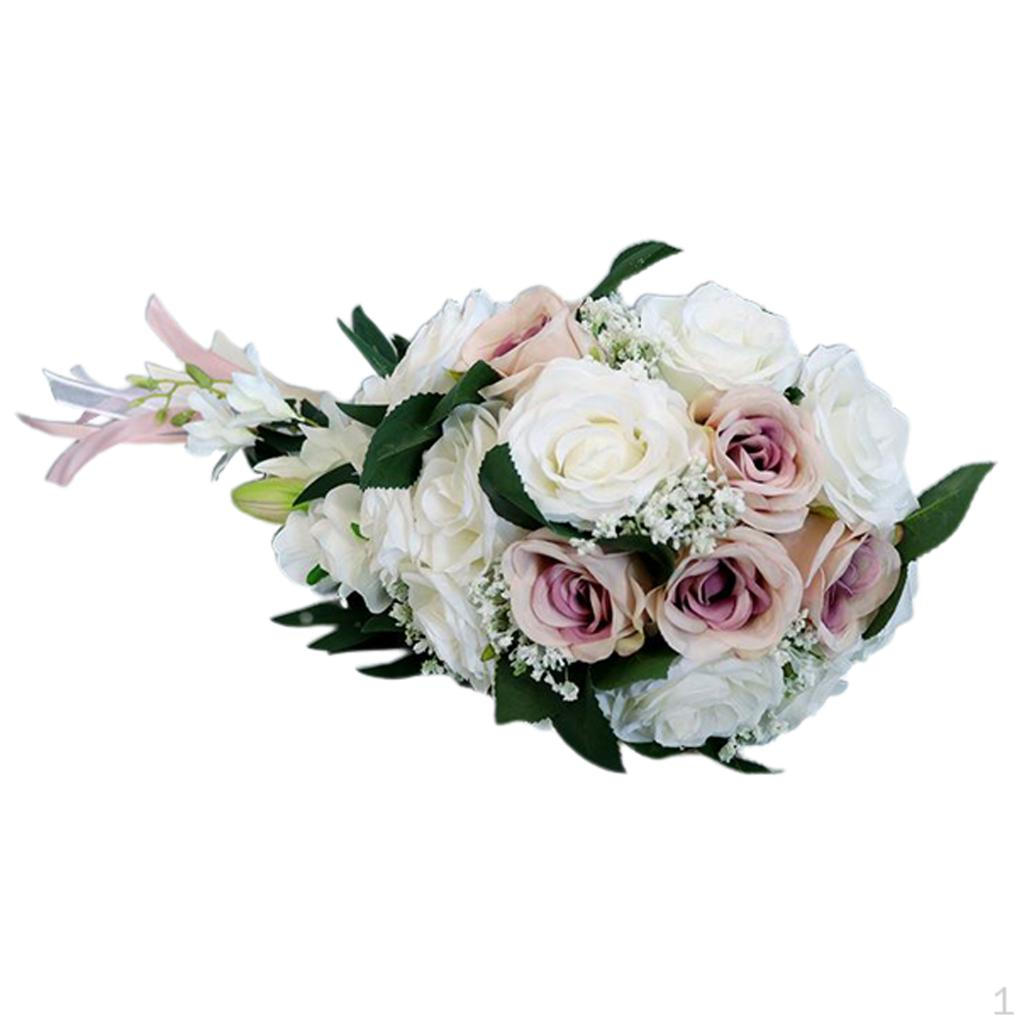 Silk Floral Bouquet for Weddings