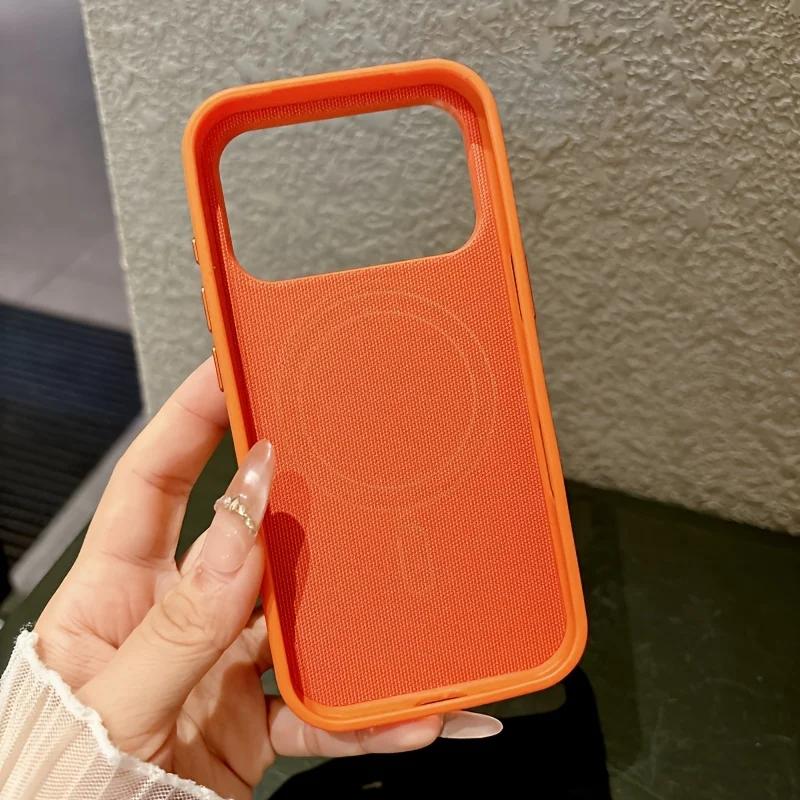 Luxury Tech Woven For Magsafe Phone Case For iPhone 18 Pro Max 17 16 15 14 13 12 11 with a Box Tech Woven Wireless Charging Cove