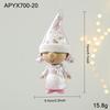Assorted Christmas Tree Hanging Ornaments – Plastic Festive Decorations In Multiple Fun Styles (Santa, Snowman, Unicorn, Lollipop, Cake & More)