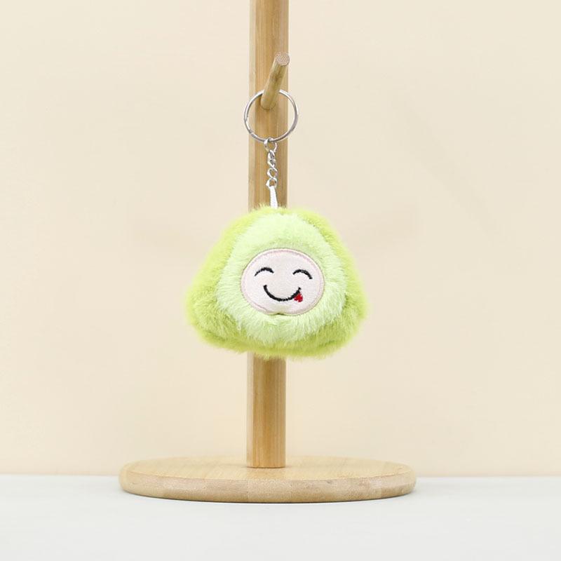 Plush Cute Avocado Keychain Creative Soft Toy Doll For Backpacks Accessories And