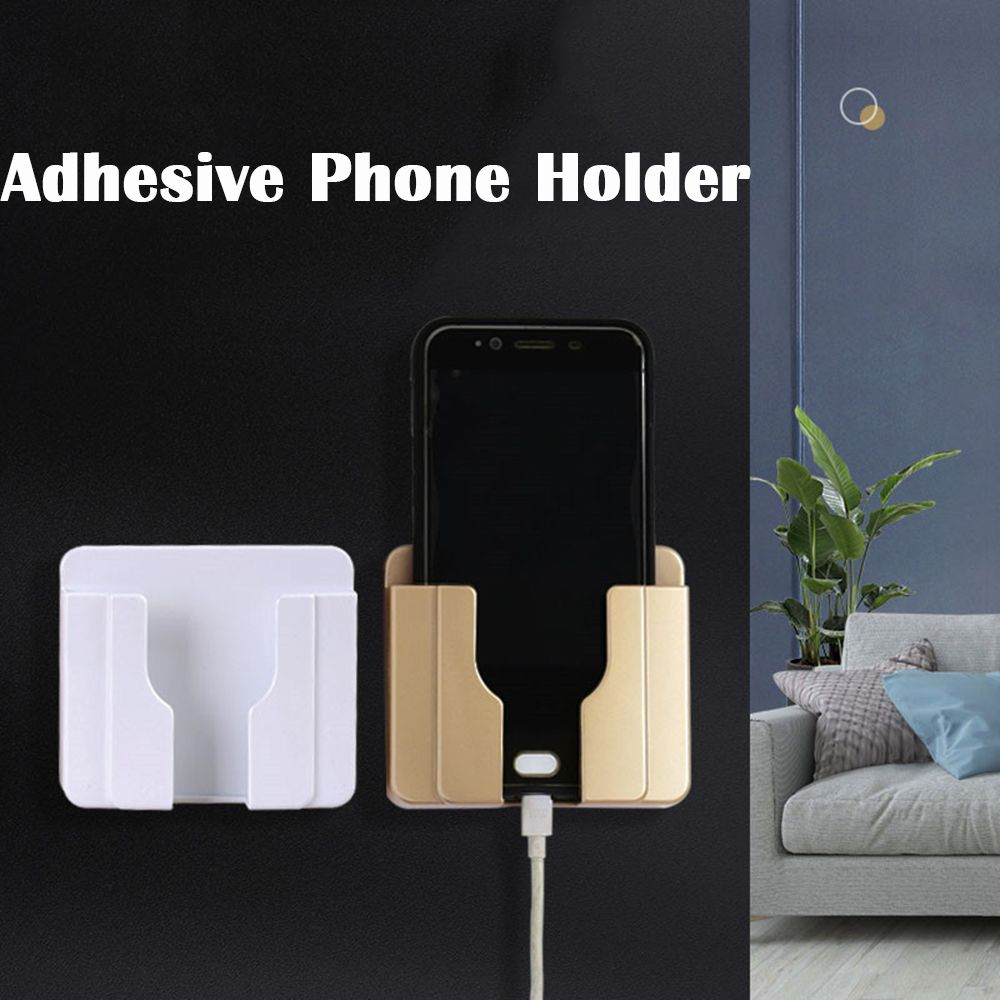 

Hotel Shelf Durable Adhesive Bracket Phone Charging Holder Wall Mount Stand