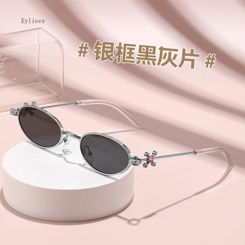 Armazón de Gafas Ovalado de Titanio Ultraligero Serie de Gemas Femenina ONRING Gafas de Miopía Anti-luz Azul Gafas de Sol de Lujo para Mujer
