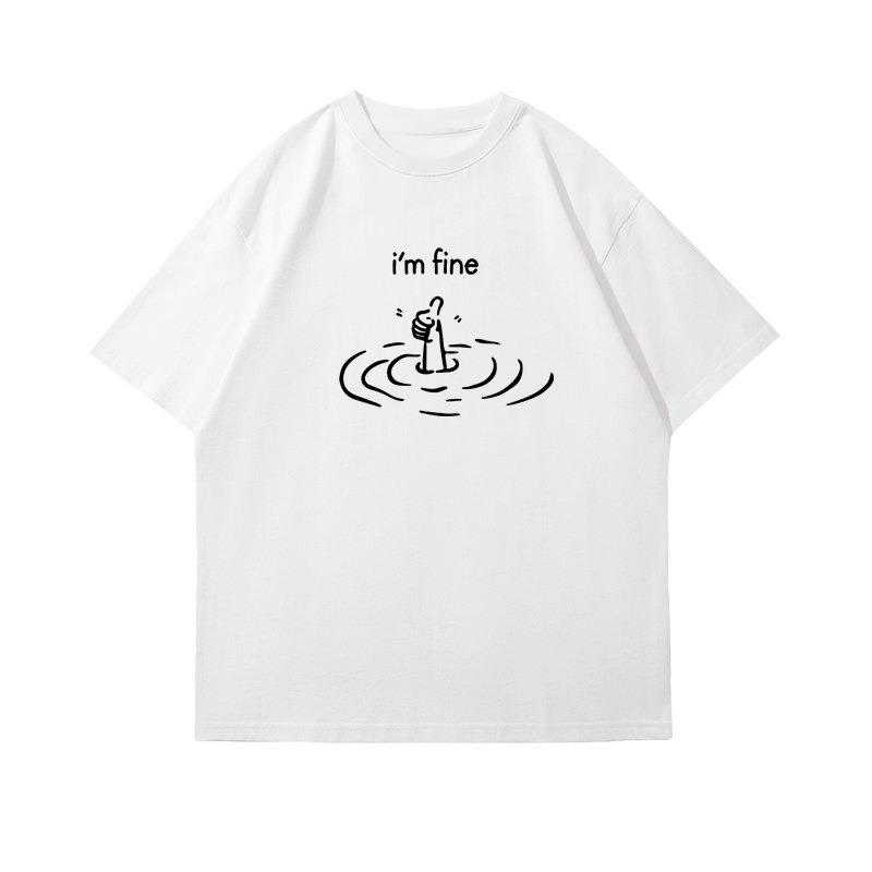 Simple Creative I Am Very Good Im Fine Fun Shortsleeved Tshirt Unisex And Unisex Summer Cotton Breathable Workers Top