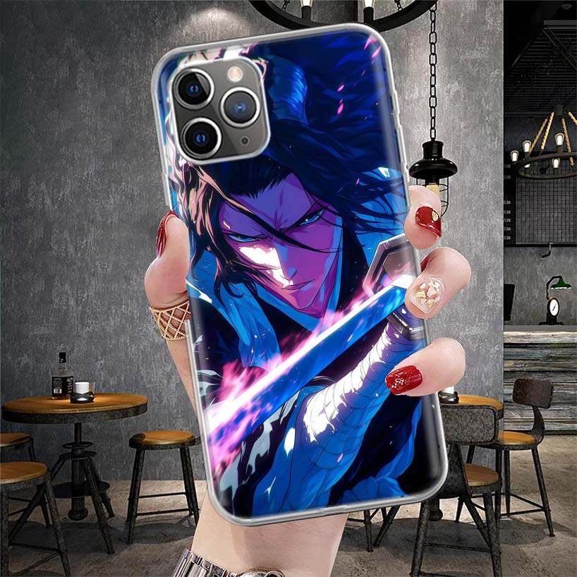 Bleach Kuchiki Byakuya Soft Phone Case For IPhone 11 17 Air 16E 16 Pro Max 15 + 14 Plus 13 Mini 12 Apple 7 SE 8 Fundas Coque 11