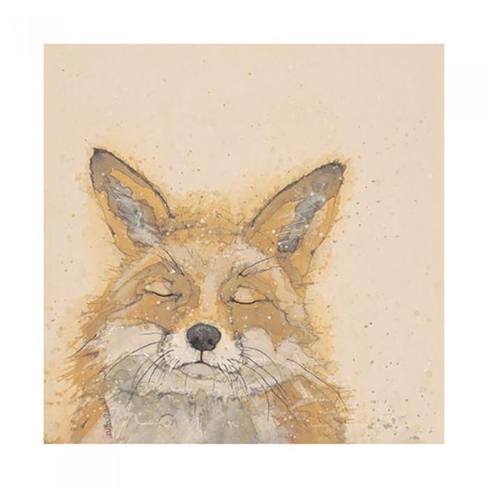 Bev Davies Zen Fox Paper Poster