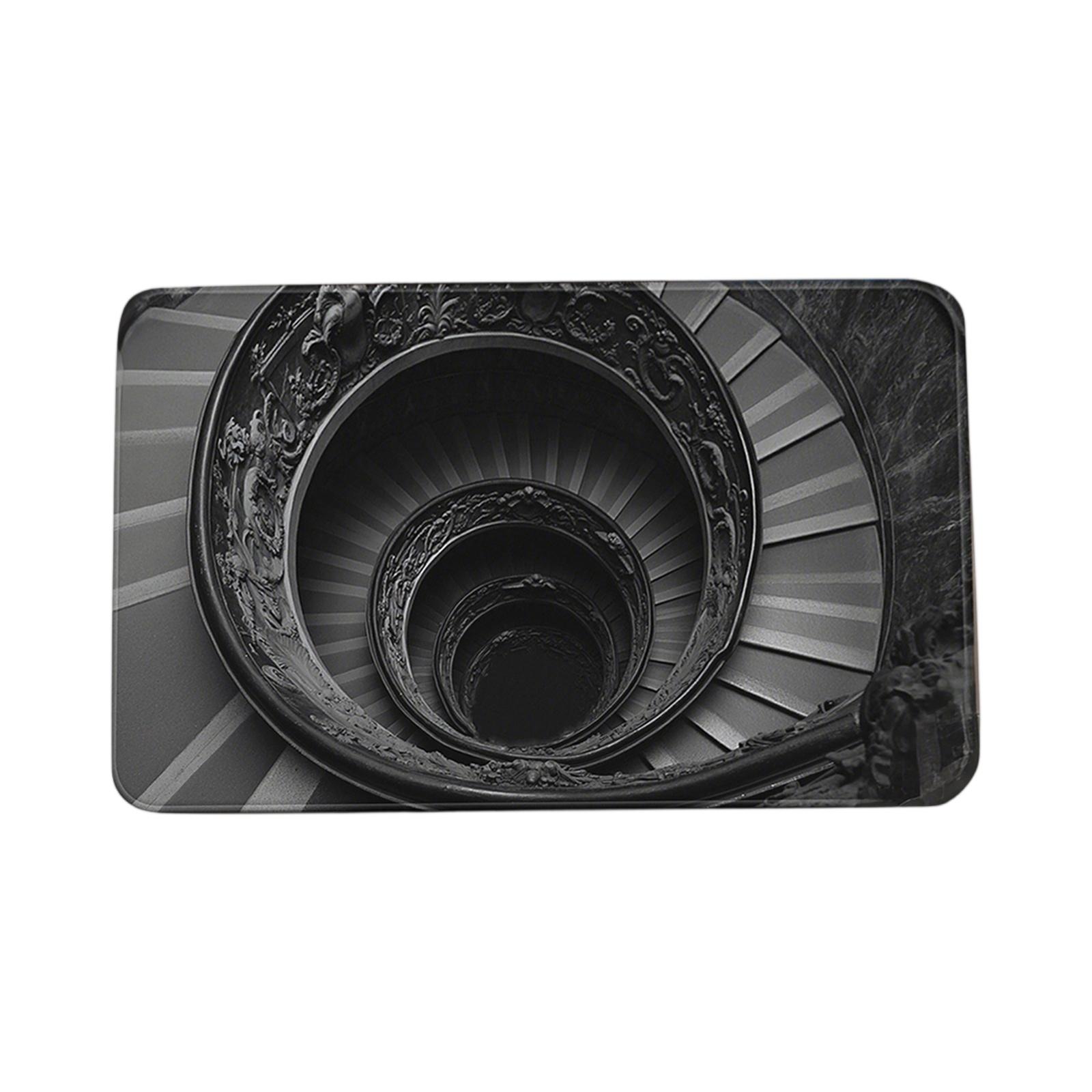 

Front Door Mat Indoor Outdoor Entrance, 3D Optical All-Weather Doormat, Optical Rug Ground Crack Rug 3D Rugs, Easy Clean Patio Porch One Size