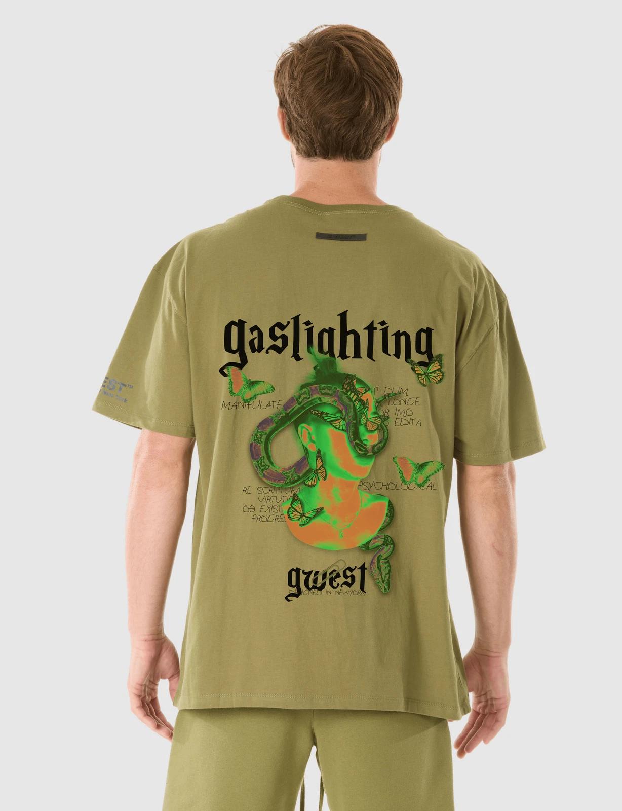 G WEST GASLIGHTING T-SHIRT - CAPULET OLIVE 2XL