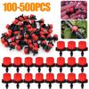 500PCS Irrigation Drippers Sprinklers Adjustable Water Dropper Head Sprinkler Flow Head Garden Watering Irrigation System