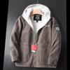 Men's Jacket Outdoor Cold-proof Large-size Tooling Warm Fleece Fleece Top