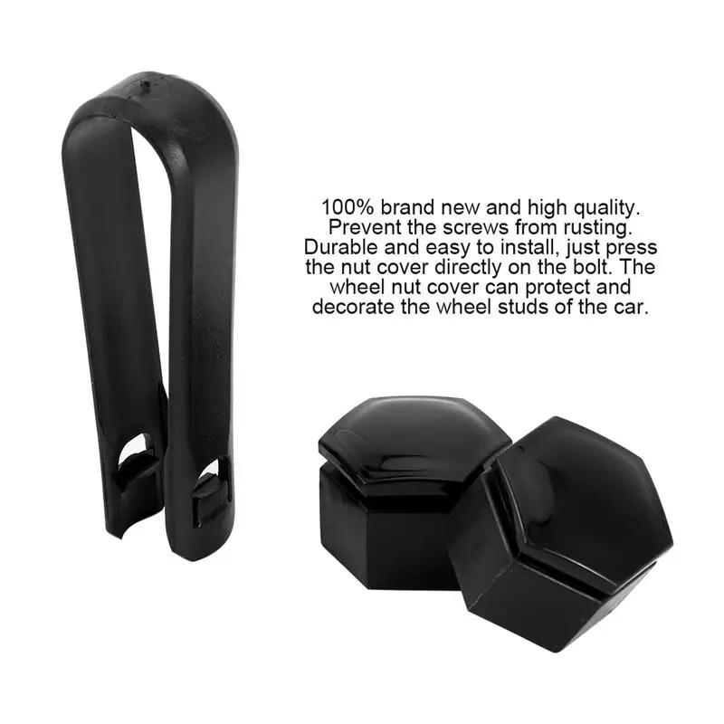 20/40/60/80pcs Car Wheel Nut Caps Protection Covers Caps Anti-Rust Auto Hub Screw Cover Car Tyre Nut Bolt Exterior Decoration