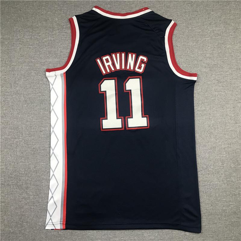 Kyrie Irving #11 Nets Embroidered Basketball Jersey