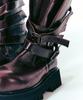 Lanarchive [5011] Wine Maxi Buckle Boots