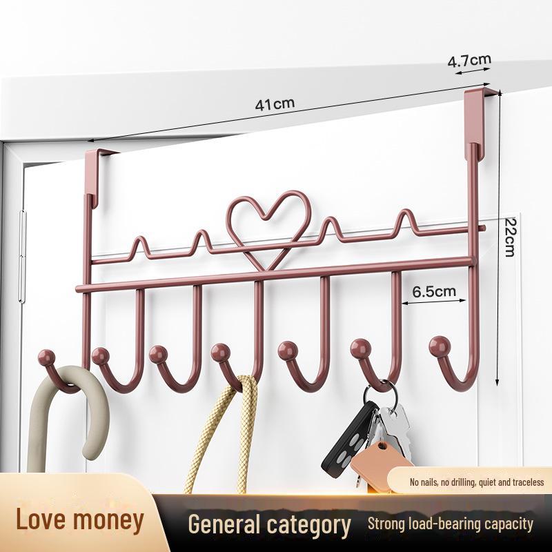 Punch-Free Waterproof Towel & Key Hook Rack for Bathroom and Entryway