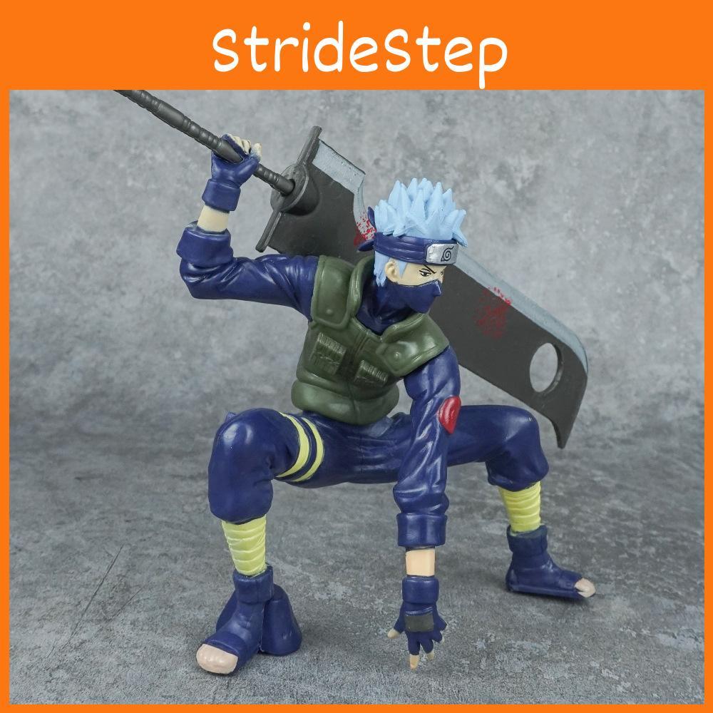 Hatake Kakashi Naruto Pvc Model With Large Sword For Desktop Decor Collection