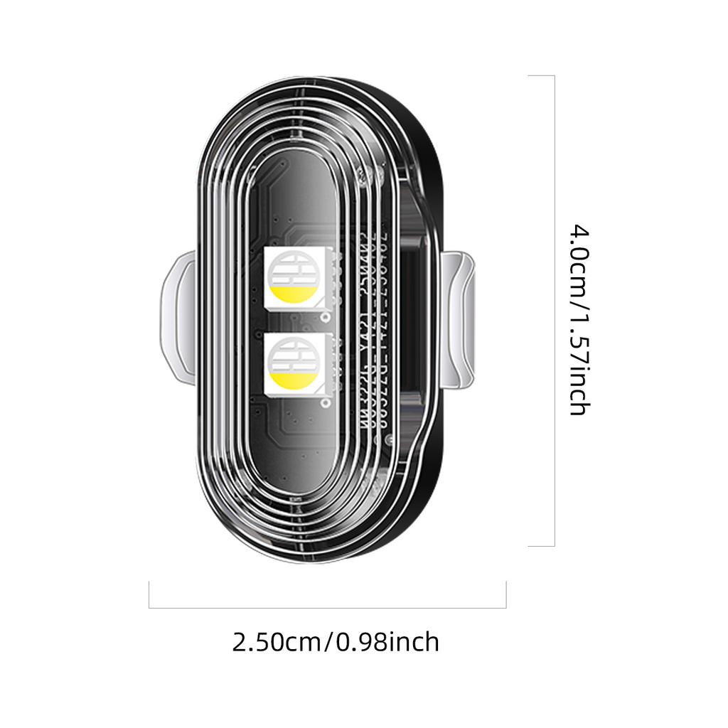 RGB Led Aircraft Strobe Lights LED Flash Position Wireless Light Aircraft Airplane Helicopter Warning Lights ATV&UTV Accessories
