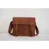 Goat Leather Messenger Bag iPad/Tab Handbag Satchel Crossbody Sling Bags 11 In