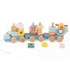 Classic World Pull Ocean Wooden Toy, Pull Toy, Train, 1-Year-Old Toy, Wooden Educational Toy, for Boys and Girls, Ages 2-3, Gift, Birthday, Baby Showe