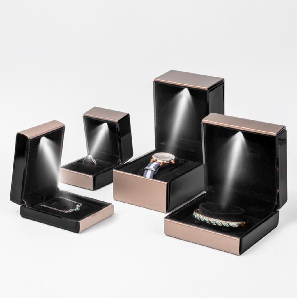 Luxury Joyero Jewellery Jewelry Box Jewelry Led Engagement Ring Box