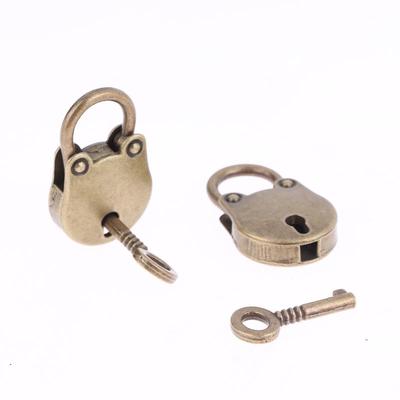1/3 Conjuntos Chaves Antigas de Liga de Zinco Cadeados Urso Antigo Vintage Para Caixas Malas de Viagem Diário Fechaduras de Ferramenta Mini Fechadura de Cabeça de Urso
