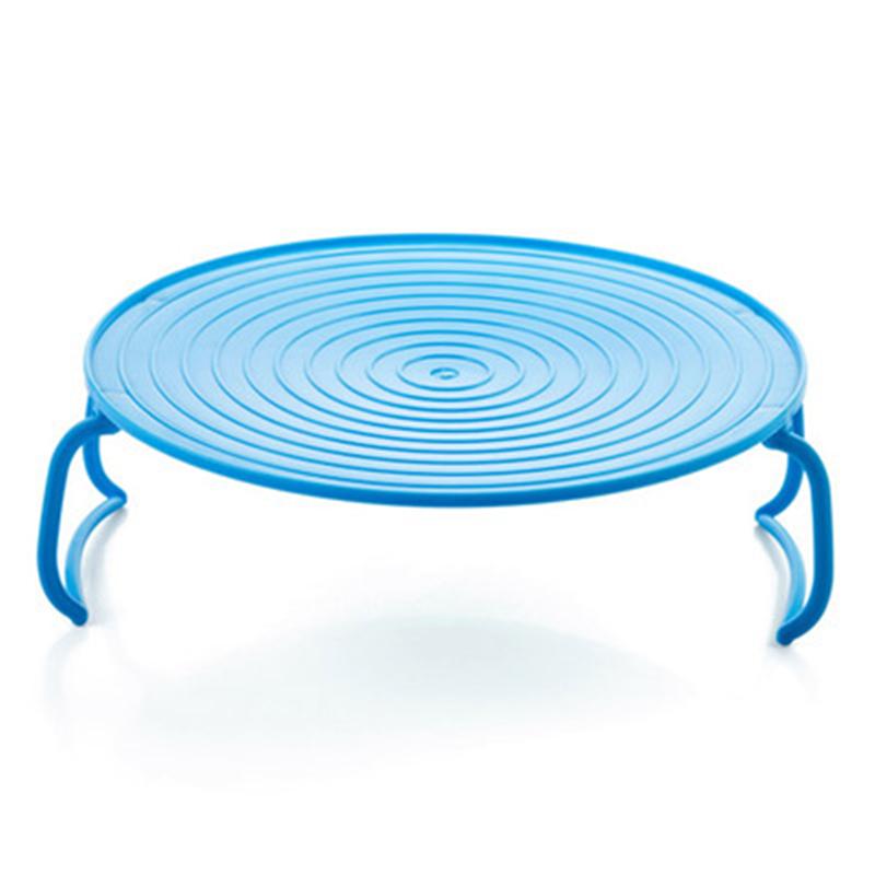 Stainless Steel Multifunctional Steamer Plate Silver Magic Retractable Folding Steaming Fruit Plate Disk