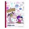 Nakabayashi Cross Line Notebook B5 A-lined 5-Book Pack Snoopy Merry Series 67946