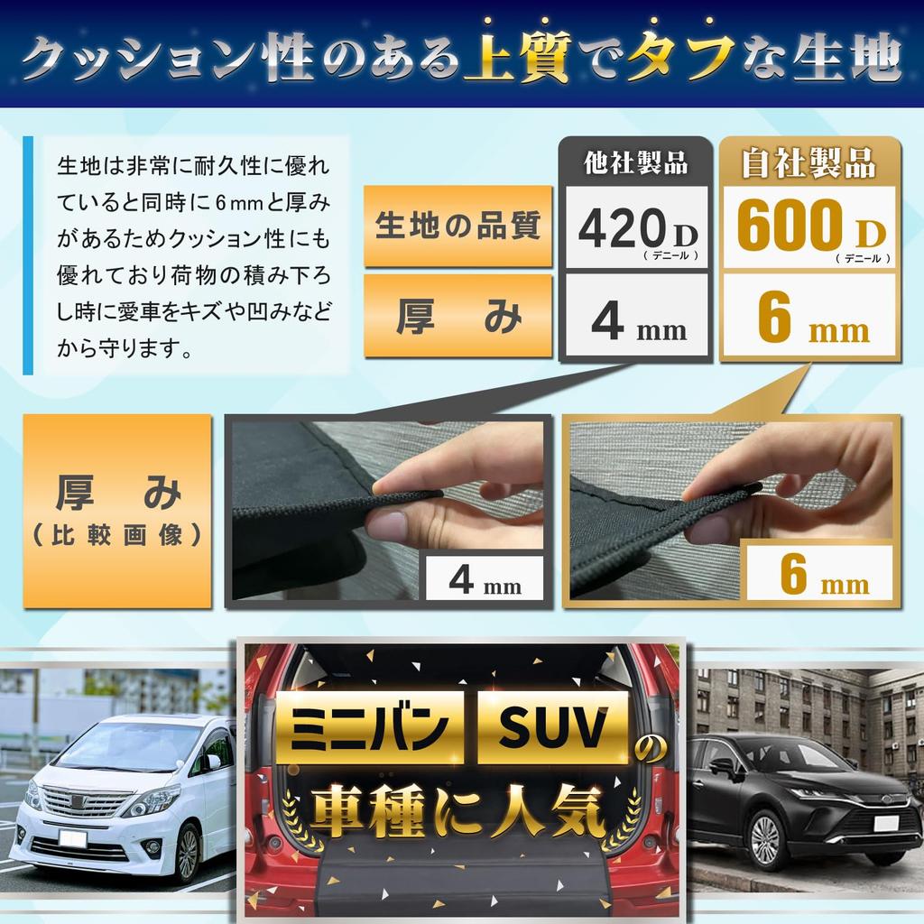Avan Knight KRB312 Bumper Guard [Zero Worry About Trunk] Luggage Mat Protector Car Universal