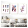 Poster Molar Acuarelă Pânză Pictură Dinți Artă Postere Dentist Imagine de perete Doctor Birou Decor Dinte Imprimare anatomică Dental