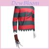 Nightmare - Mörderische Träume Freddy Krueger Cosplay Kostüm für Halloween Kostümparty