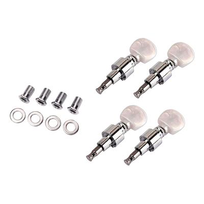 4 Stück Banjo Stimmwirbelkopf Banjo Mechanik Wirbel Standard Banjo Wirbelknöpfe Banjo Stimmwirbel Banjo Stimmwirbel