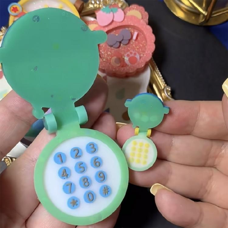 Resin Shaker Mold,Reusable Cute Silicone Quicksand Mould for DIY Crafts Making