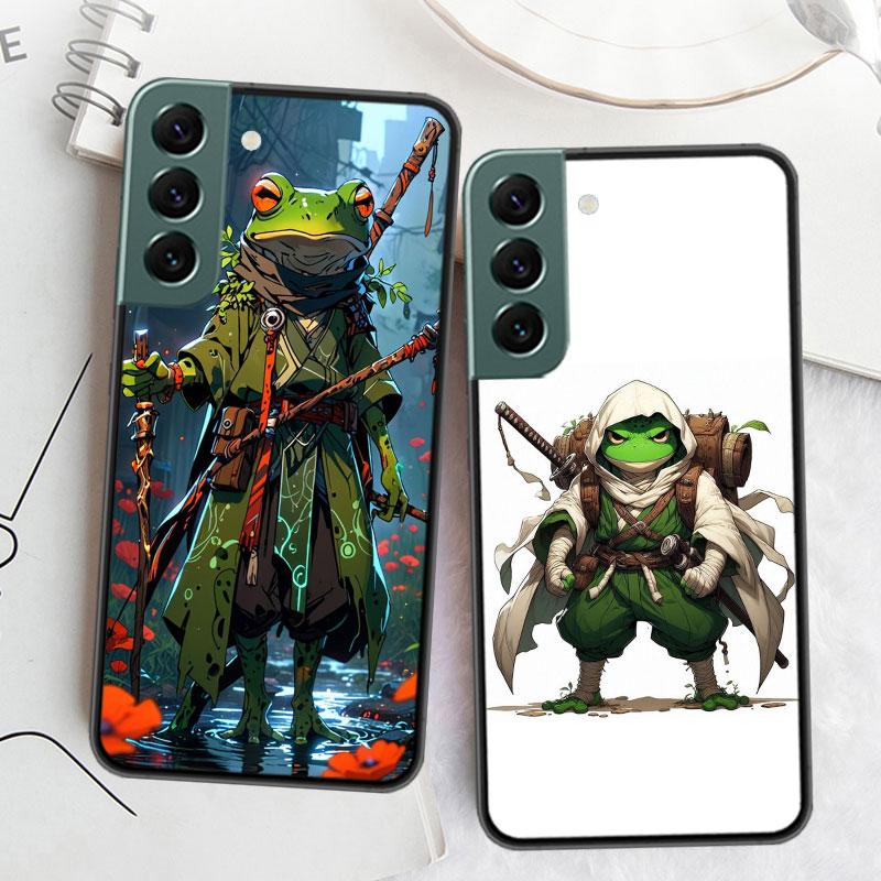 Cute Mouse Axolotl Frog Wizard Phone Case For Samsung Galaxy S22 S25 Ultra S21 S10 Plus S26 Edge S20 S23 S24 FE Cover Silico