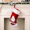 Christmas Colorful Plush Stocking With Whimsical Santa And Delightful Reindeer For Joyful Seasonal Celebrations