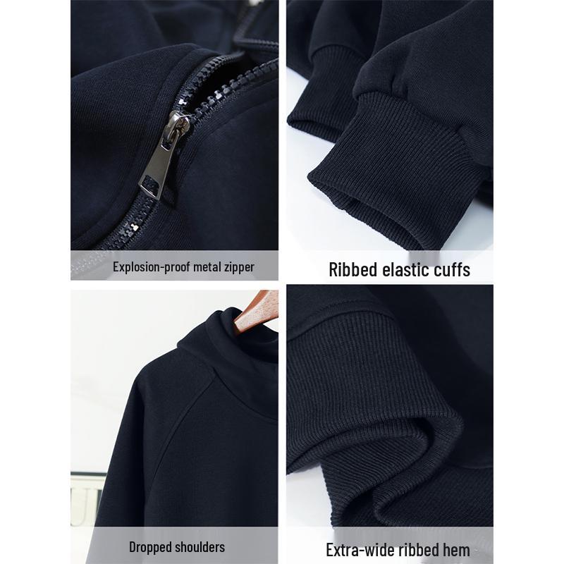 American Grey Women's Loose Fit Cardigan Hoodie - Early Autumn Casual Wear