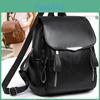 Fashionable Pu Leather Women's Backpack Large Capacity For Casual Travel