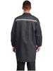Unisex Werkstattuniform Langarm Knopfleiste Overall Reflektierende Streifen Taschen Arbeitskleidung Verschleißfester Mantel