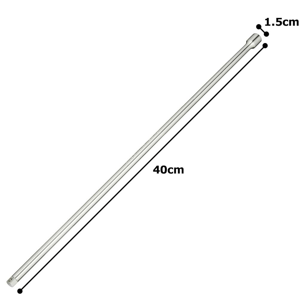 TONE Extension 400mm Length EX20-400 Bar, 6.35mm (1/4") Drive,