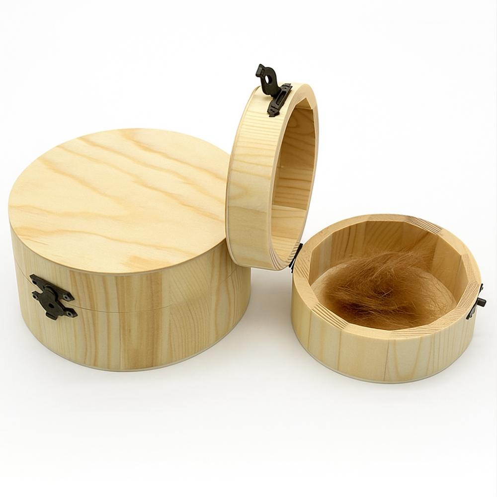 Handcrafted Dog Ashes Box Creative Pet Memorial Container  For Dog Cat Hair and Ashes