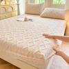 Flanellfleece Laken for Vinter Varm Sabanas Cama Matrimonial Korallfleece Myke Formsydde Laken For Dobbeltsenger Laken 3 stk
