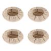 3/4Pcs Bread Basket Liner Cloth Set 9/10Inch Round Dough Fermentation Cloth Liner Baking Dough Basket Cover DIY Baking Tools