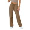 Women's Wide Leg Track Pants Fleece Lined Loose Straight Casual Pants  Sports Jogger Pants With Pockets
