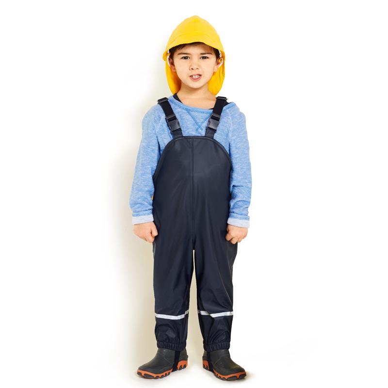 

Детский водонепроницаемый флисовый комбинезон-полукомбинезон для улицы 110/116