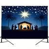 Christmas Birth Scene Background Multi purpose No need for electricity Suitable for weddings birthdays anniversaries