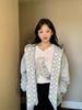 Cool American Sweet Pattern Women's Embroidered Hooded Sweatshirt - Autumn Loose Fit Cardigan