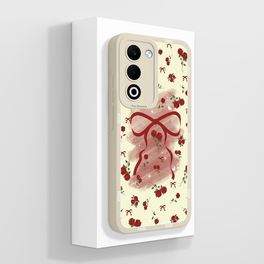 For Oppo A5 A5x A3x Realme C71 C75 Luxury Shockproof Phone Covers Cute Cartoon Cat Pattern Liquid Silicone Anti Slip Protective Shell For Oppo Housing