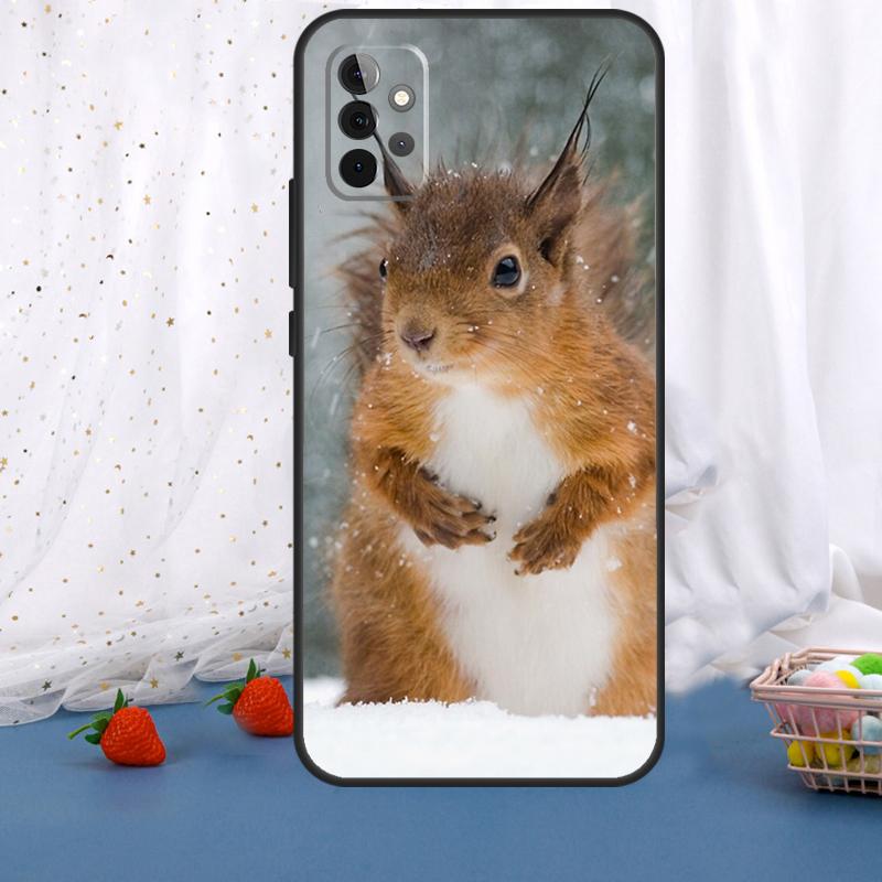 Cartoon Animal Squirrel For Samsung Galaxy A55 A35 A05 A52 A32 A22 A54 A14 A16 A26 A36 A56 A06 A15 A53 A33 A13 Case